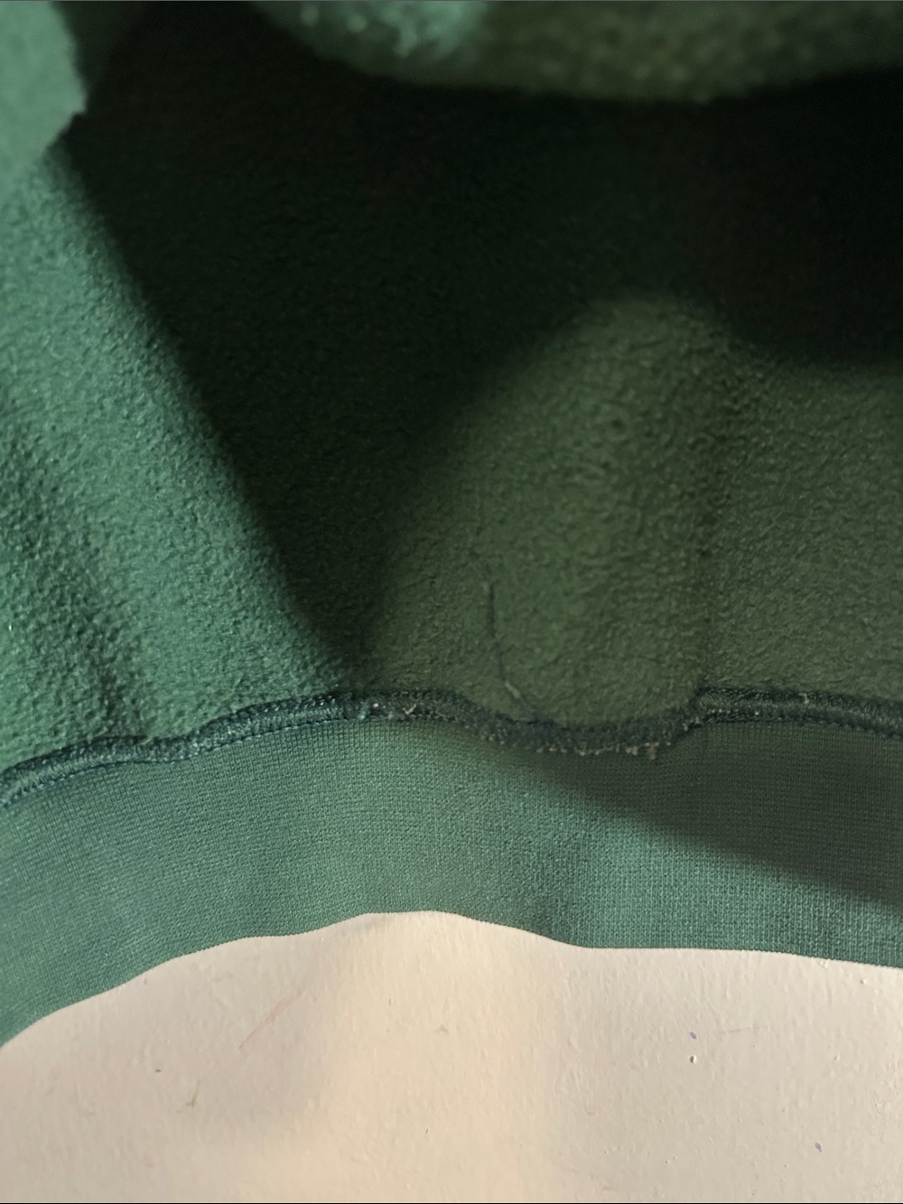 Disney Forest Green Crewneck Sweatshirt with Embossed Mickey - Picture 5 of 6